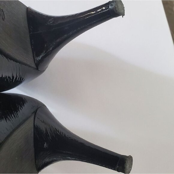 Ecco Black Patent 75 Leather Round Toe High heel - Picture 8 of 9